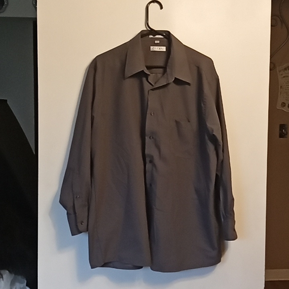 Cezani Long Sleeve Button Down Dress Shirt Size 17 32/33 - Picture 1 of 4